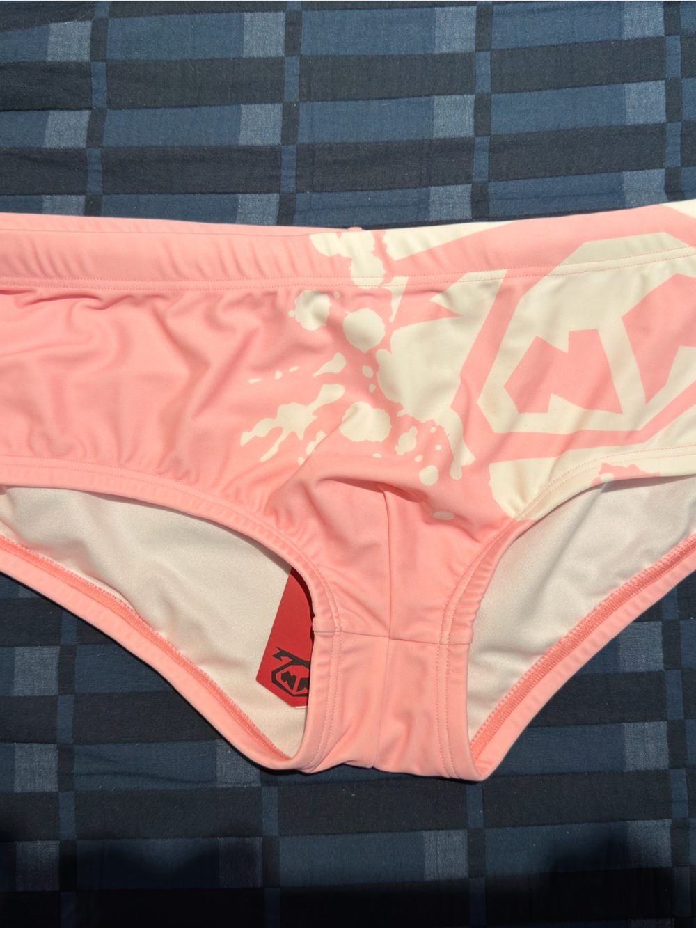 Nasty Pig Pink and White Men's Swim Briefs